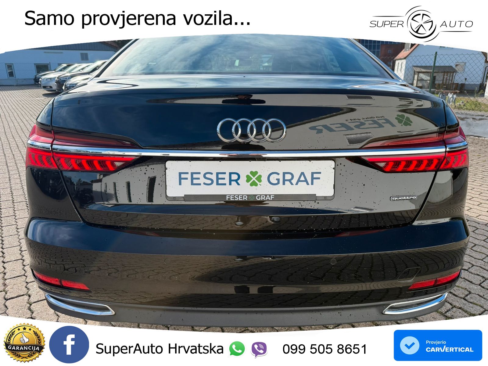 Audi A6 50 TDI V6 (286 KS) quattro tiptronic MATRIX+GR SJED+KAM