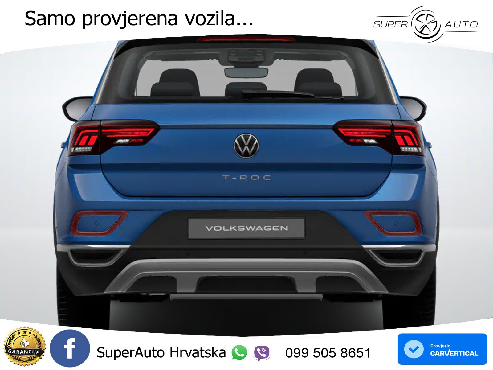 Volkswagen T-Roc 1.5 TSI (150 KS) DSG LED+GR SJED+ACC