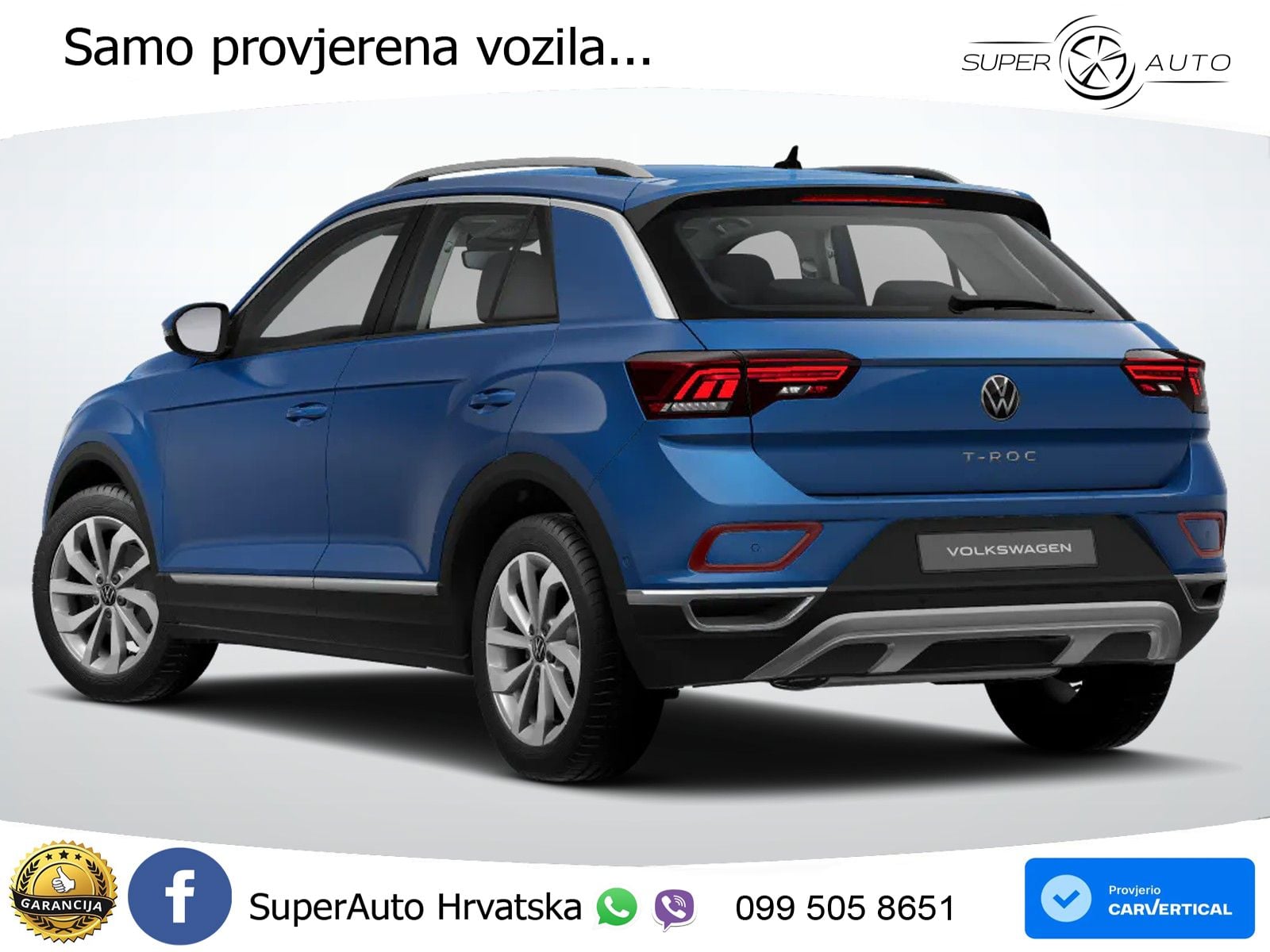 Volkswagen T-Roc 1.5 TSI (150 KS) DSG LED+GR SJED+ACC
