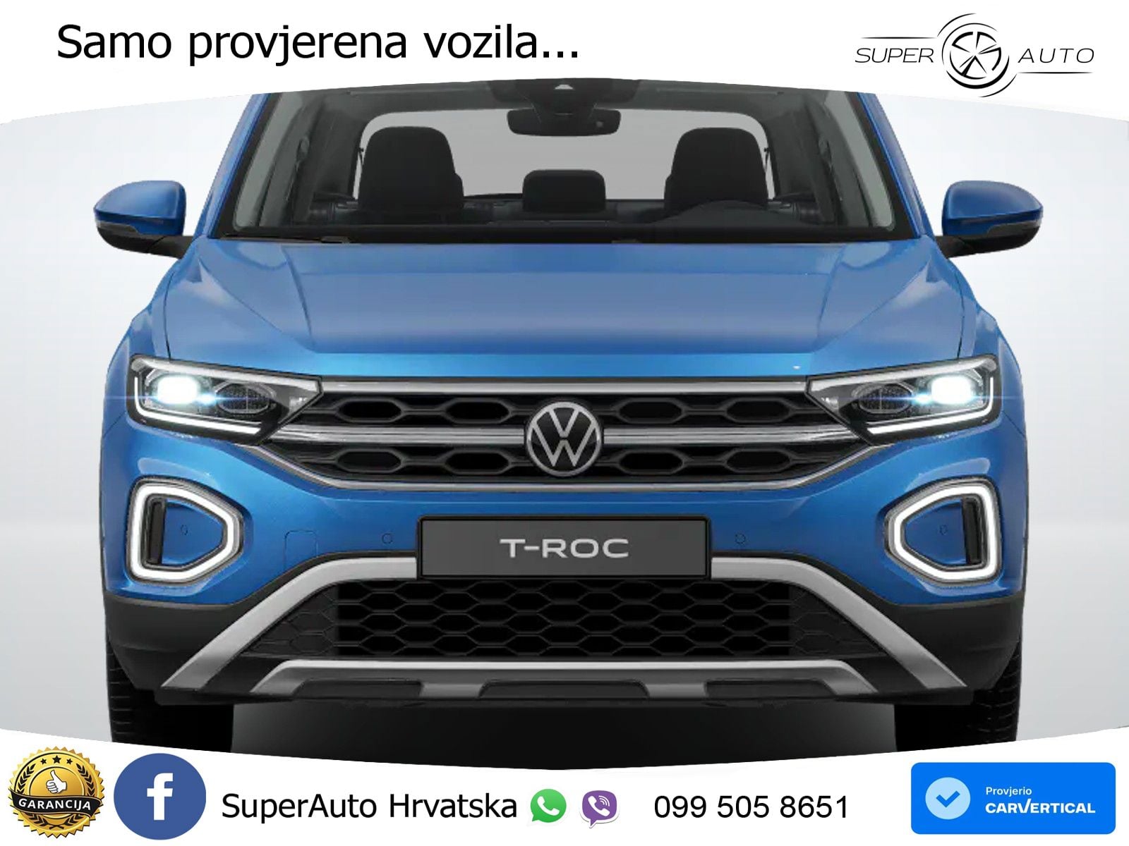 Volkswagen T-Roc 1.5 TSI (150 KS) DSG LED+GR SJED+ACC