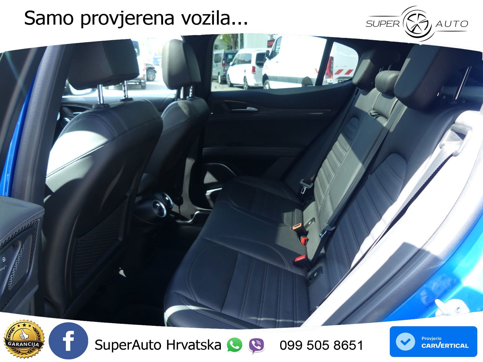 Alfa Romeo Stelvio Quadrifoglio 2.9 V6 Bi-Turbo (520 KS) Q4 Automatic ZRAČNI+ACC+GR SJED+KAM+PANO