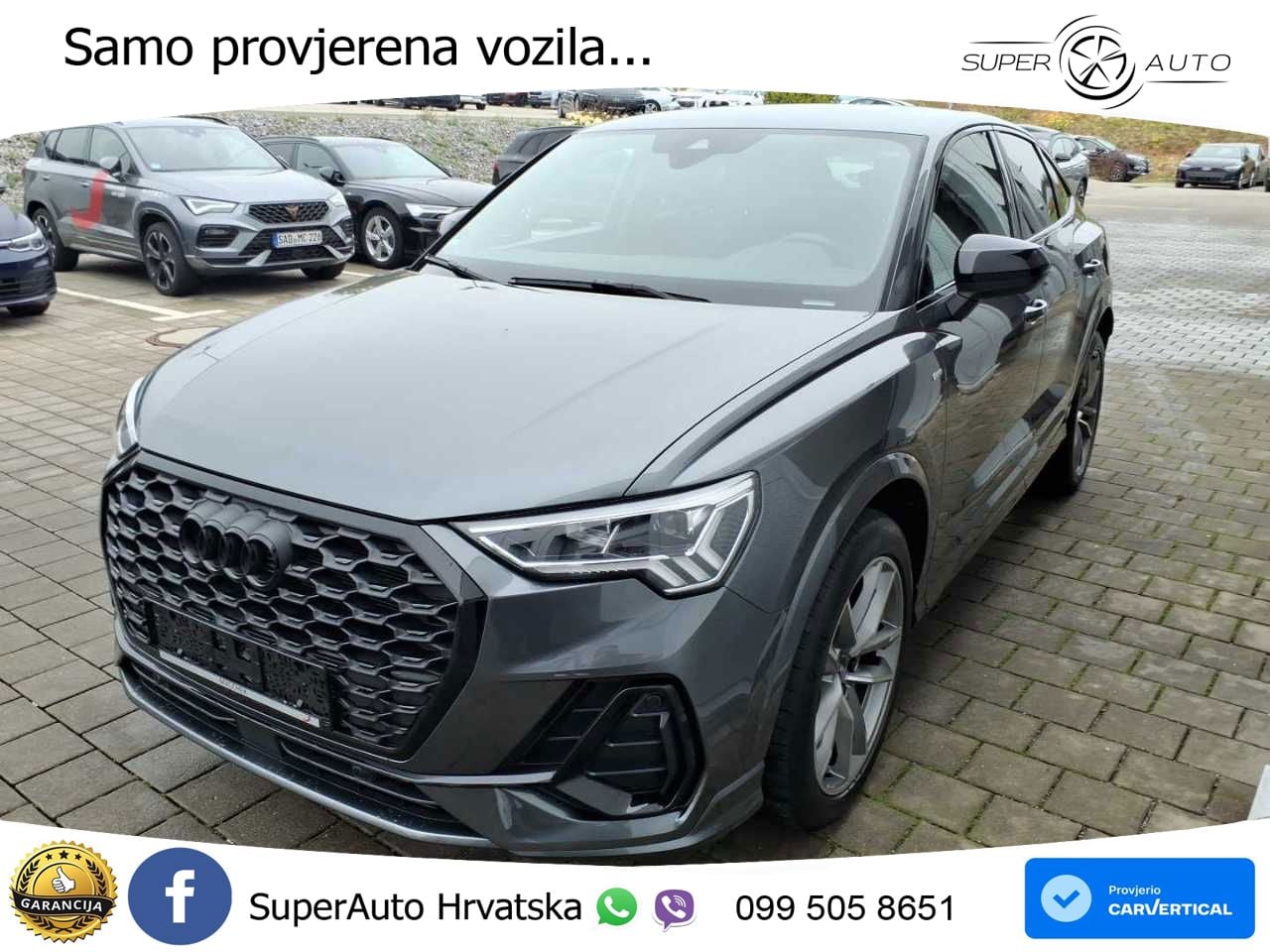 Audi Q3 Sportback 35 TFSI (150 KS) S tronic S line LED+GR SJED+ACC