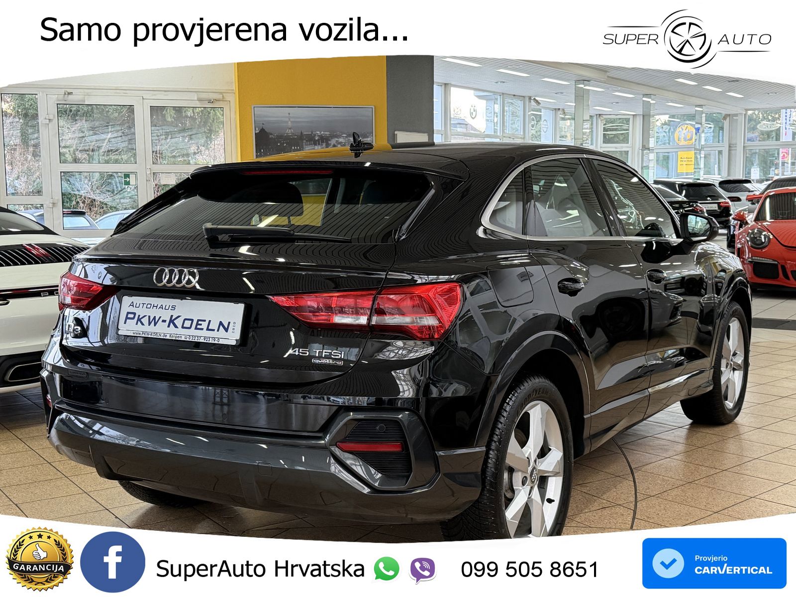 Audi Q3 45 TFSI (230 KS) quattro S tronic LED+GR SJED+ACC