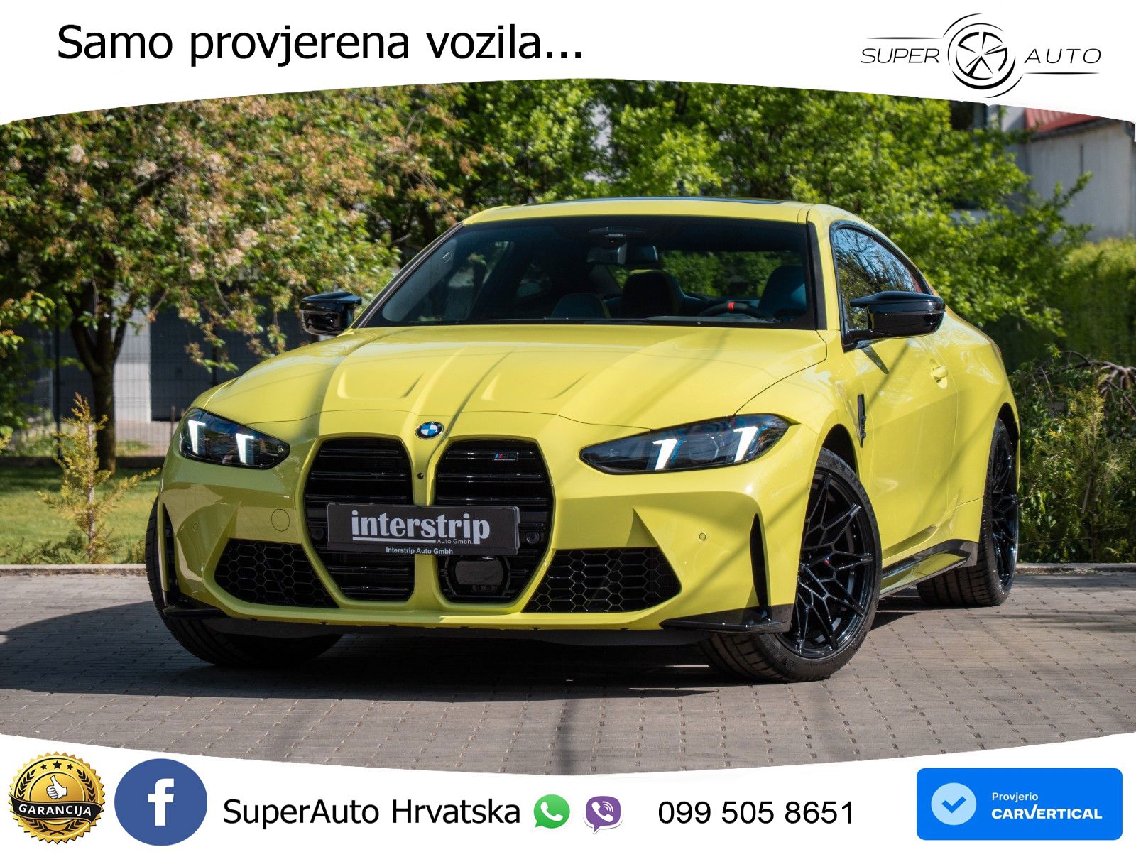 BMW M4 Competition 3.0 (530 KS) xDrive Steptronic LED+GR SJED+ACC