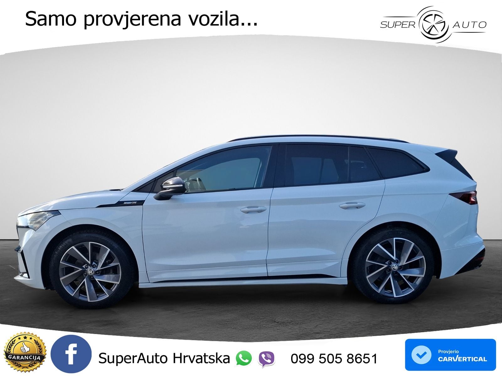 Škoda Enyaq iV 80 82 kWh (204 KS) SportLine LED+GR SJED+ACC