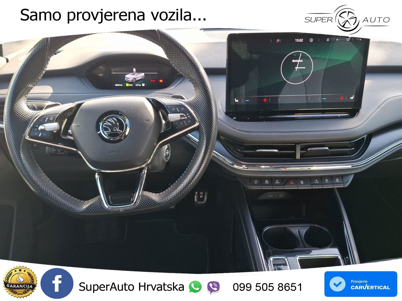 Škoda Enyaq iV 80 82 kWh (204 KS) SportLine LED+GR SJED+ACC