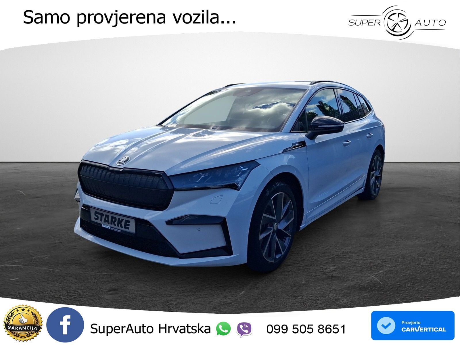 Škoda Enyaq iV 80 82 kWh (204 KS) SportLine LED+GR SJED+ACC