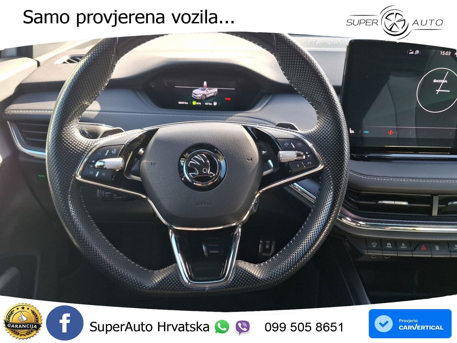 Škoda Enyaq iV 80 82 kWh (204 KS) SportLine LED+GR SJED+ACC