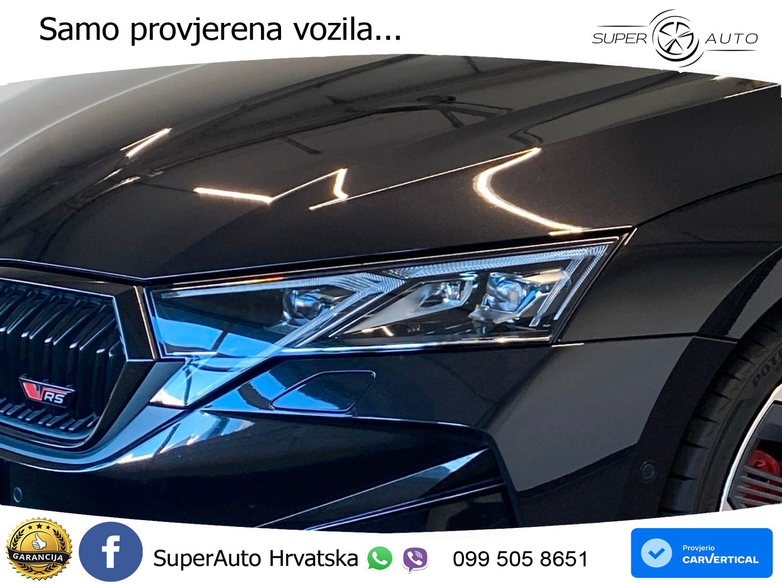 Škoda Octavia Combi RS 2.0 TSI (265 KS) DSG LED+GR SJED+ACC