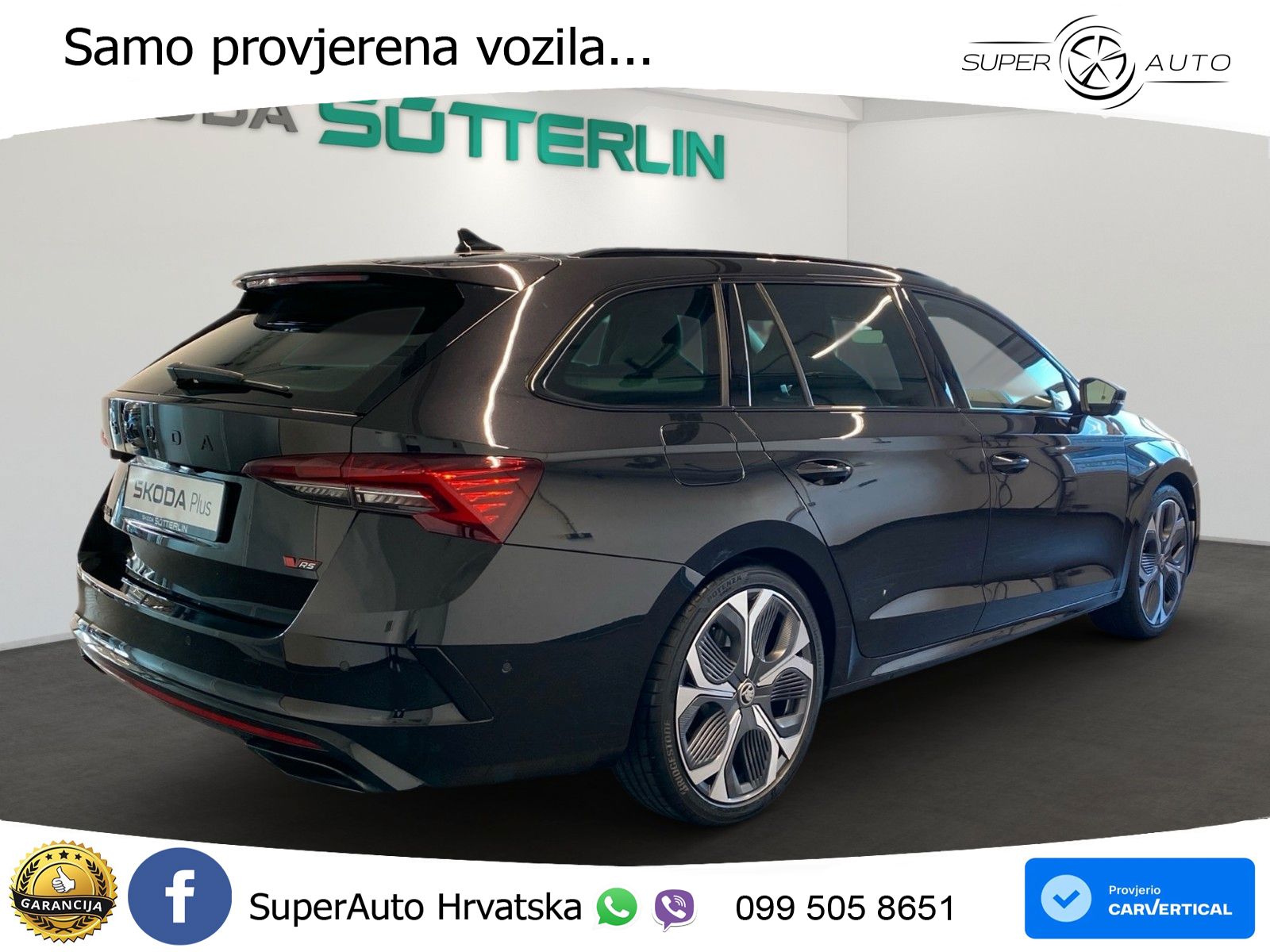 Škoda Octavia Combi RS 2.0 TSI (265 KS) DSG LED+GR SJED+ACC