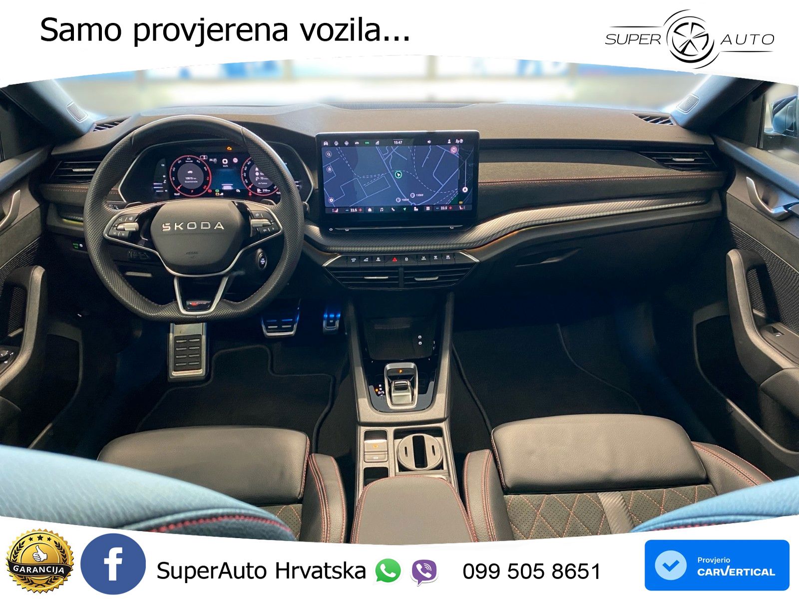 Škoda Octavia Combi RS 2.0 TSI (265 KS) DSG LED+GR SJED+ACC