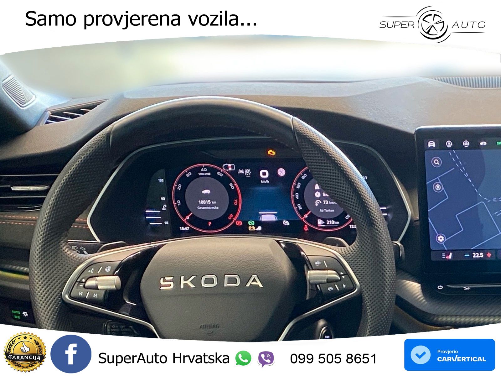 Škoda Octavia Combi RS 2.0 TSI (265 KS) DSG LED+GR SJED+ACC