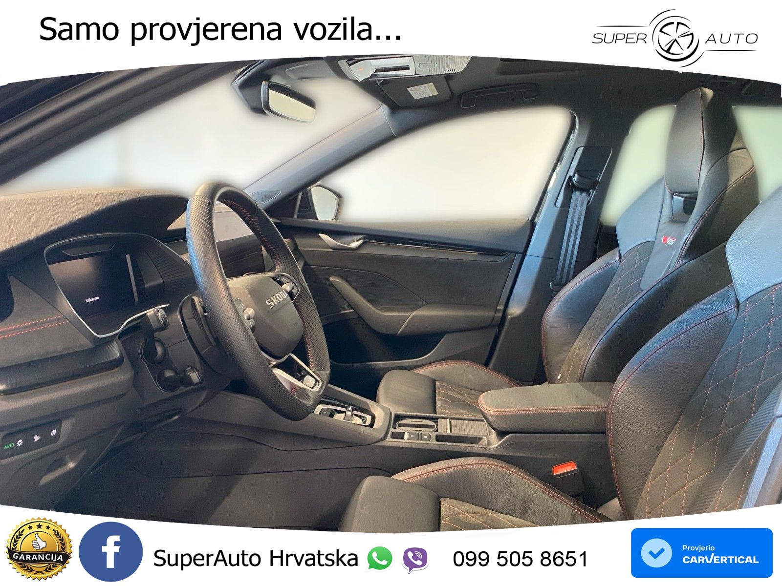 Škoda Octavia Combi RS 2.0 TSI (265 KS) DSG LED+GR SJED+ACC