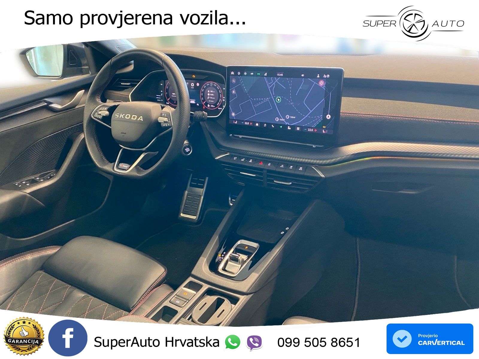Škoda Octavia Combi RS 2.0 TSI (265 KS) DSG LED+GR SJED+ACC