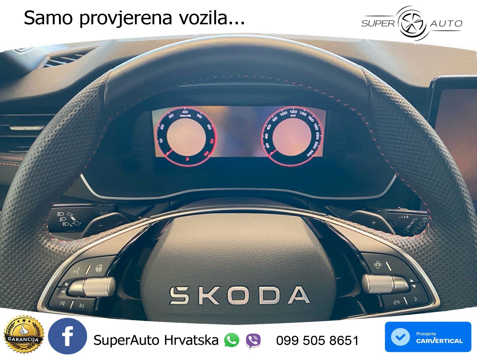 Škoda Octavia Combi RS 2.0 TSI (265 KS) DSG LED+GR SJED+ACC