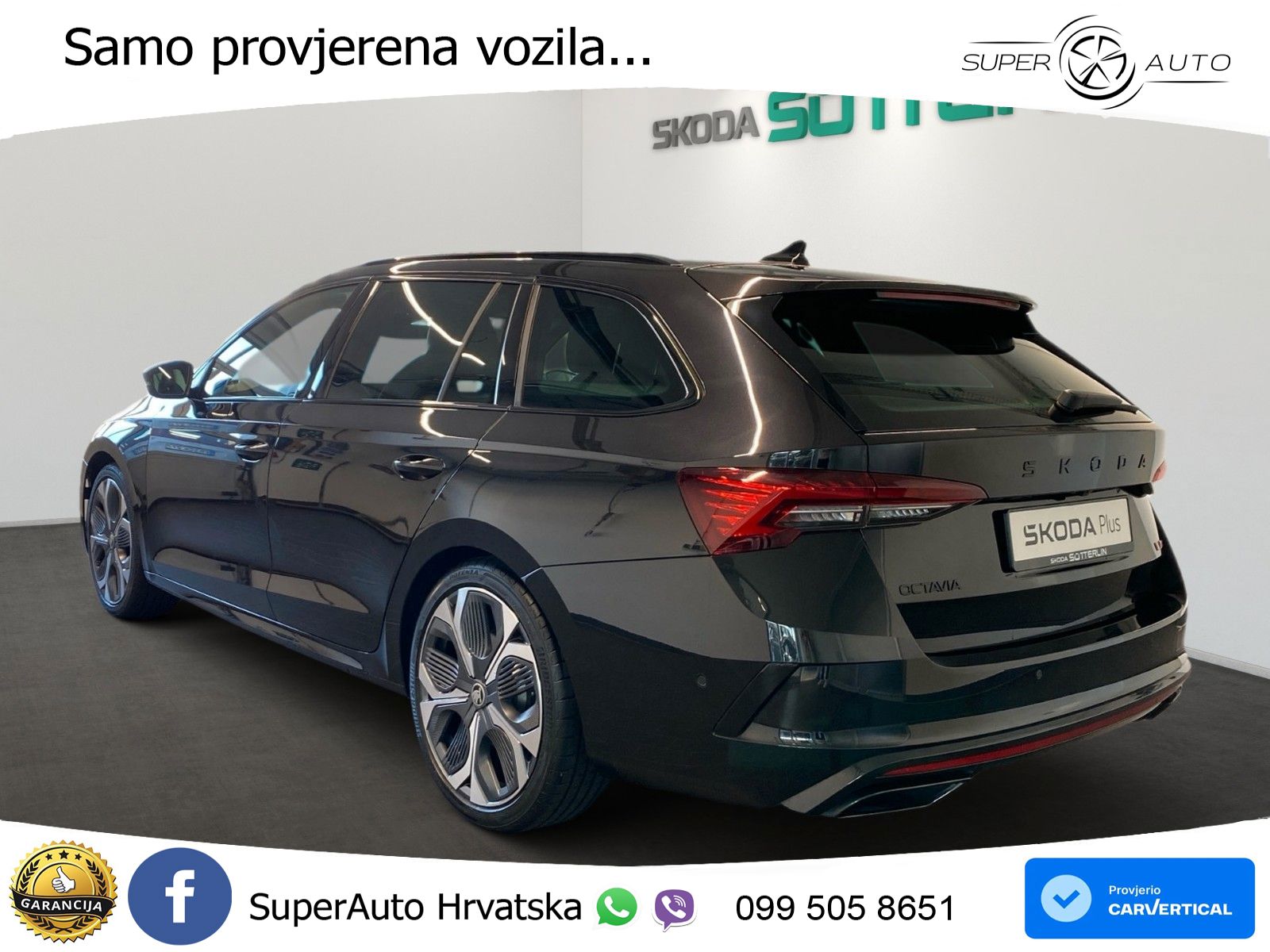 Škoda Octavia Combi RS 2.0 TSI (265 KS) DSG LED+GR SJED+ACC