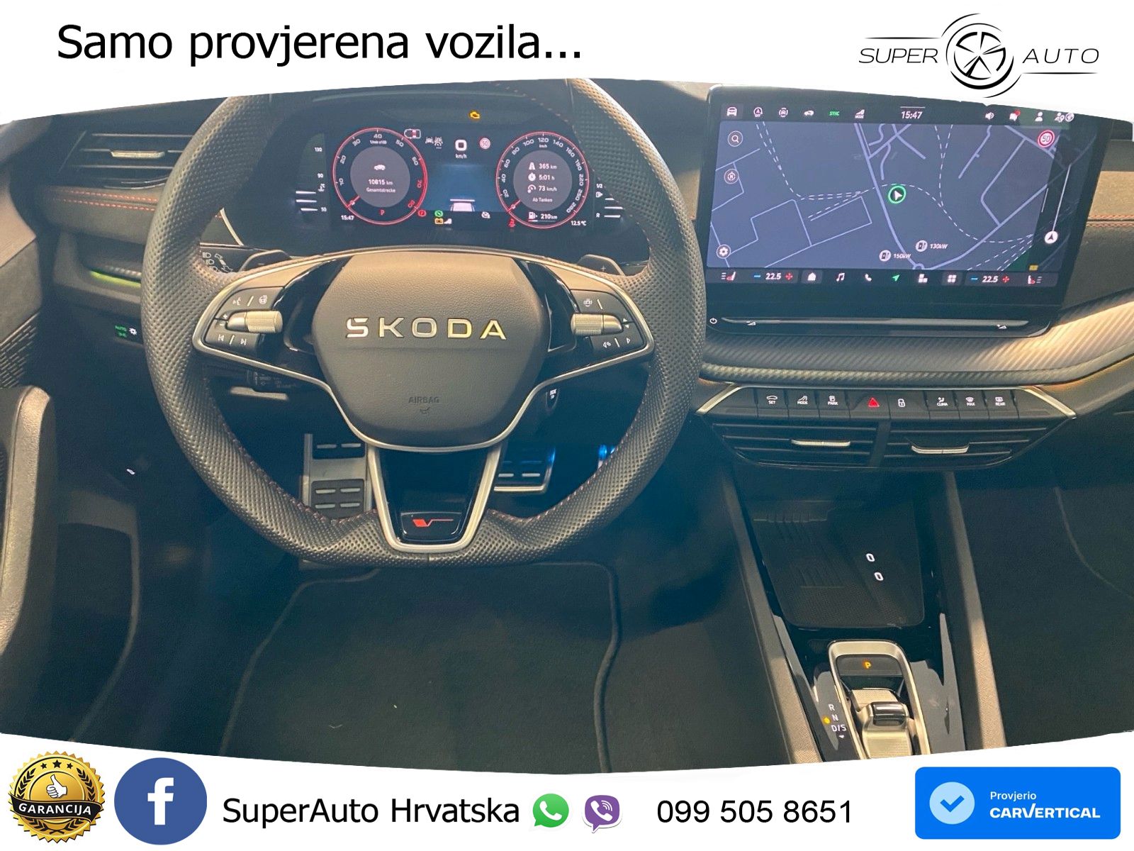 Škoda Octavia Combi RS 2.0 TSI (265 KS) DSG LED+GR SJED+ACC