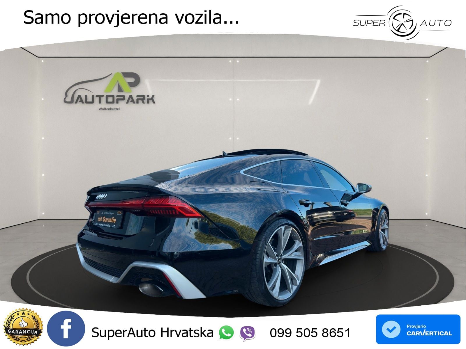 Audi RS7 4.0 TFSI V8 (600 KS) quattro tiptronic LED+GR SJED+ACC