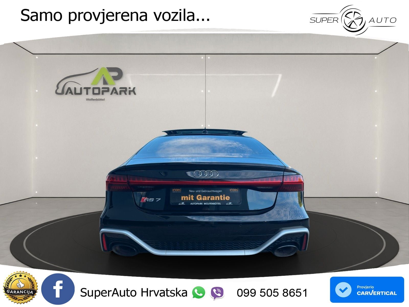 Audi RS7 4.0 TFSI V8 (600 KS) quattro tiptronic LED+GR SJED+ACC