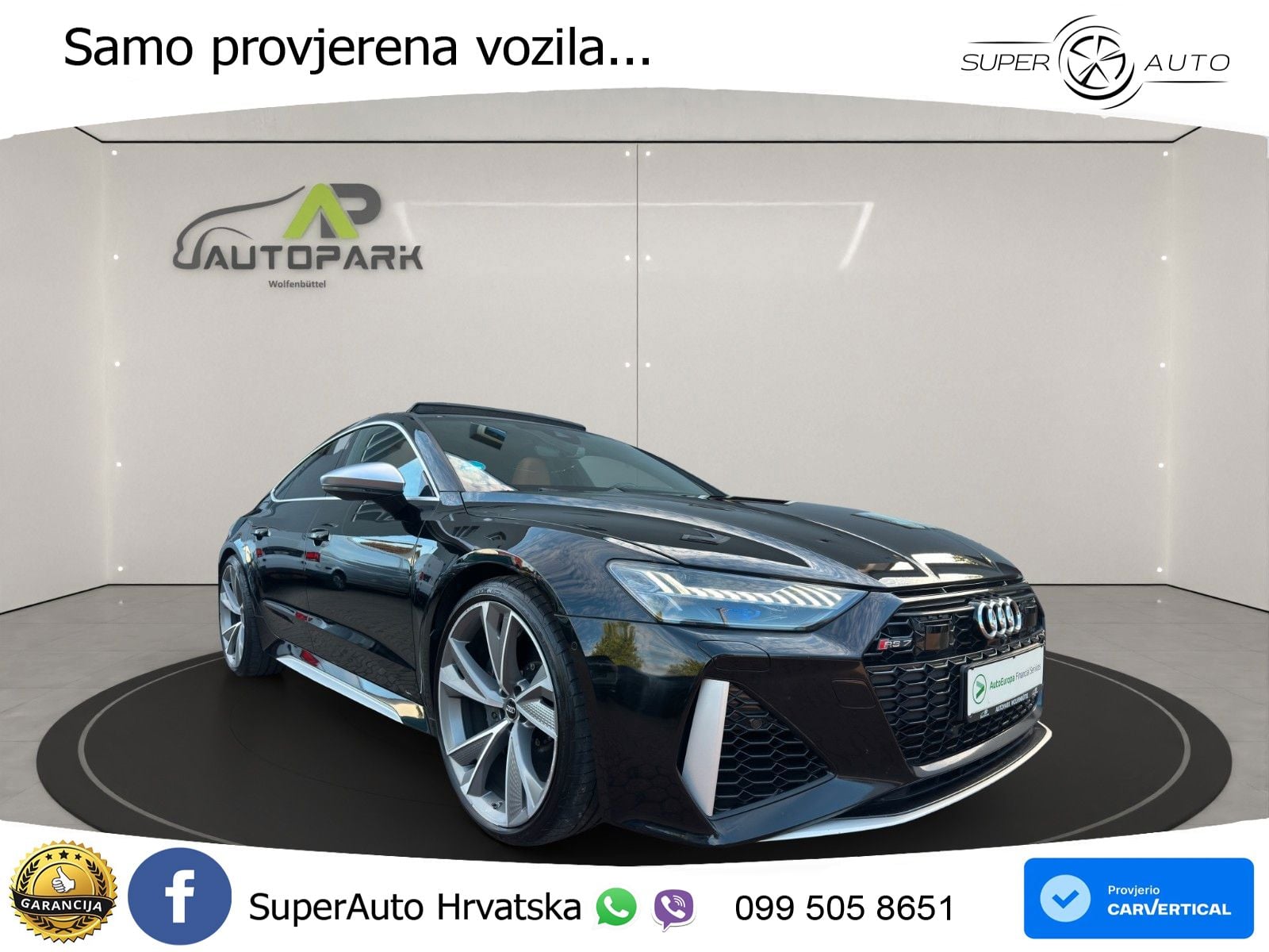 Audi RS7 4.0 TFSI V8 (600 KS) quattro tiptronic LED+GR SJED+ACC
