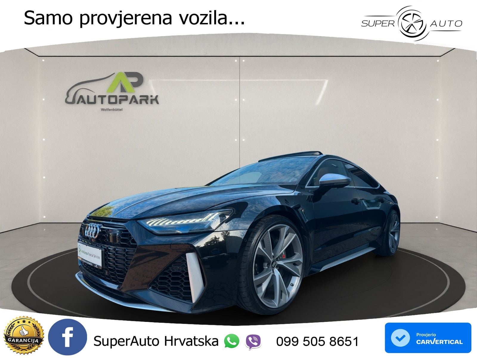 Audi RS7 4.0 TFSI V8 (600 KS) quattro tiptronic LED+GR SJED+ACC