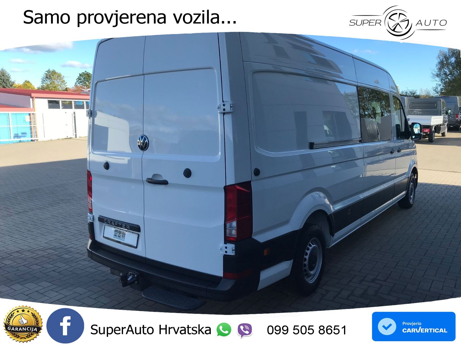 Volkswagen Crafter 35 2.0BI TDI L4  7-SITZE SNOEKS  APP AHK 177 KS