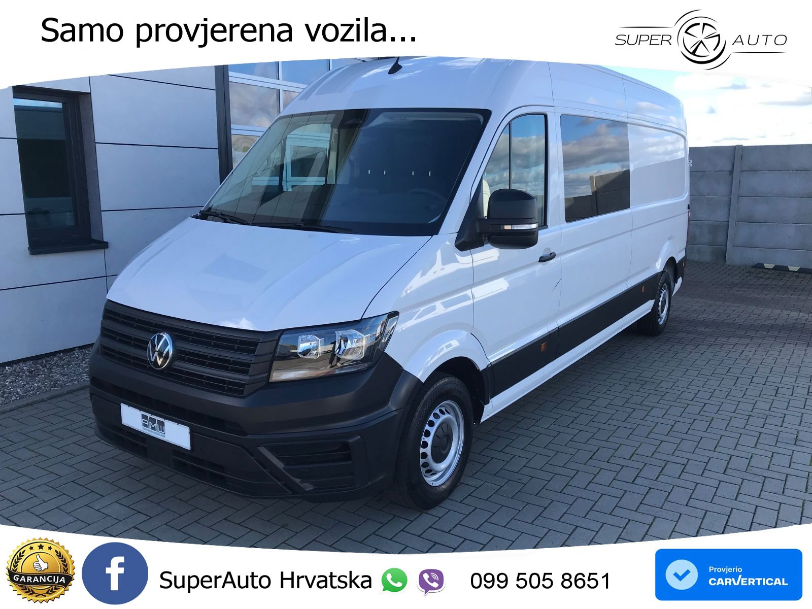 Volkswagen Crafter 35 2.0BI TDI L4  7-SITZE SNOEKS  APP AHK 177 KS