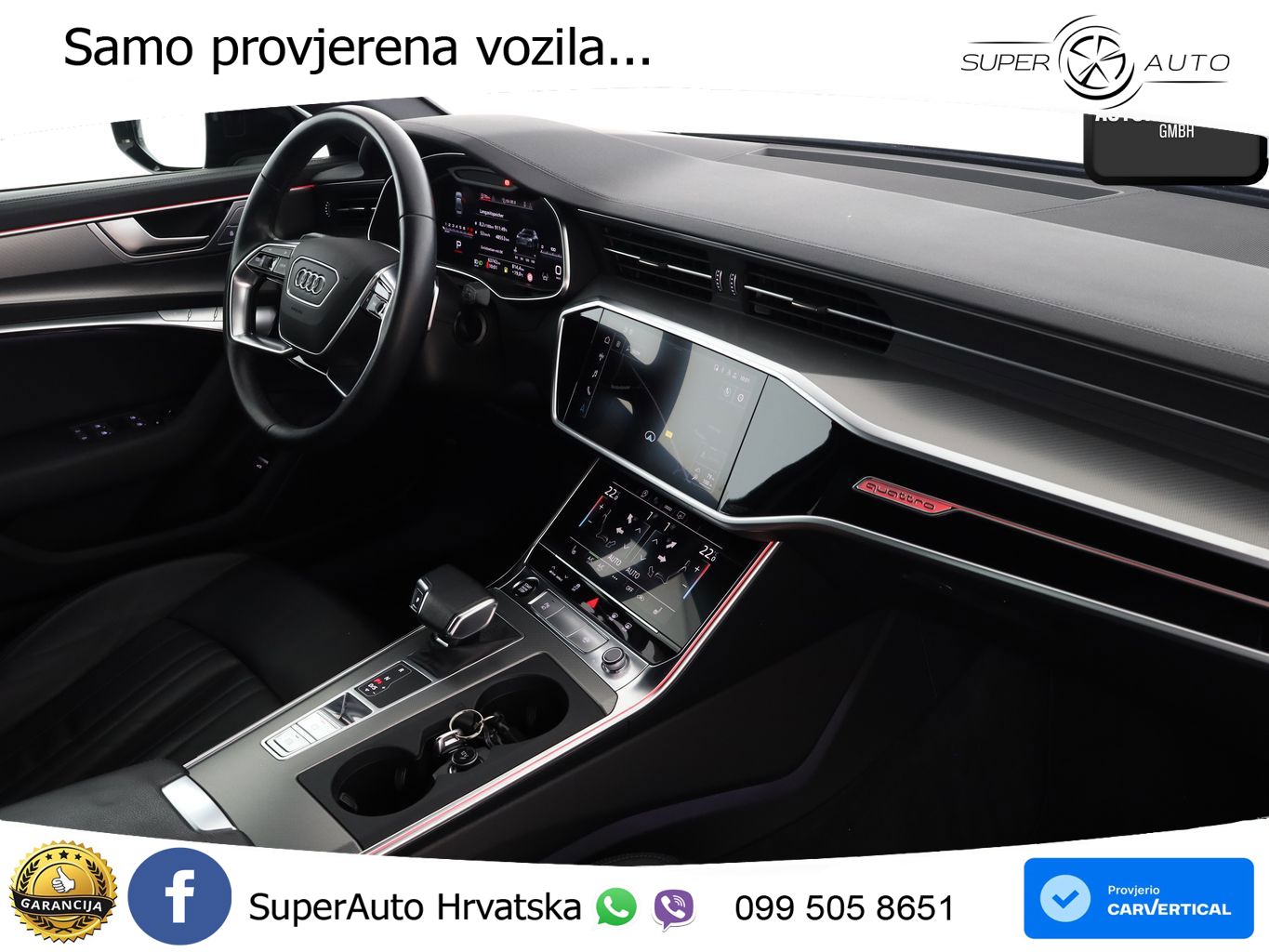 Audi A6 45 TFSI (265 KS) quattro ultra S tronic LED+GR SJED+ACC