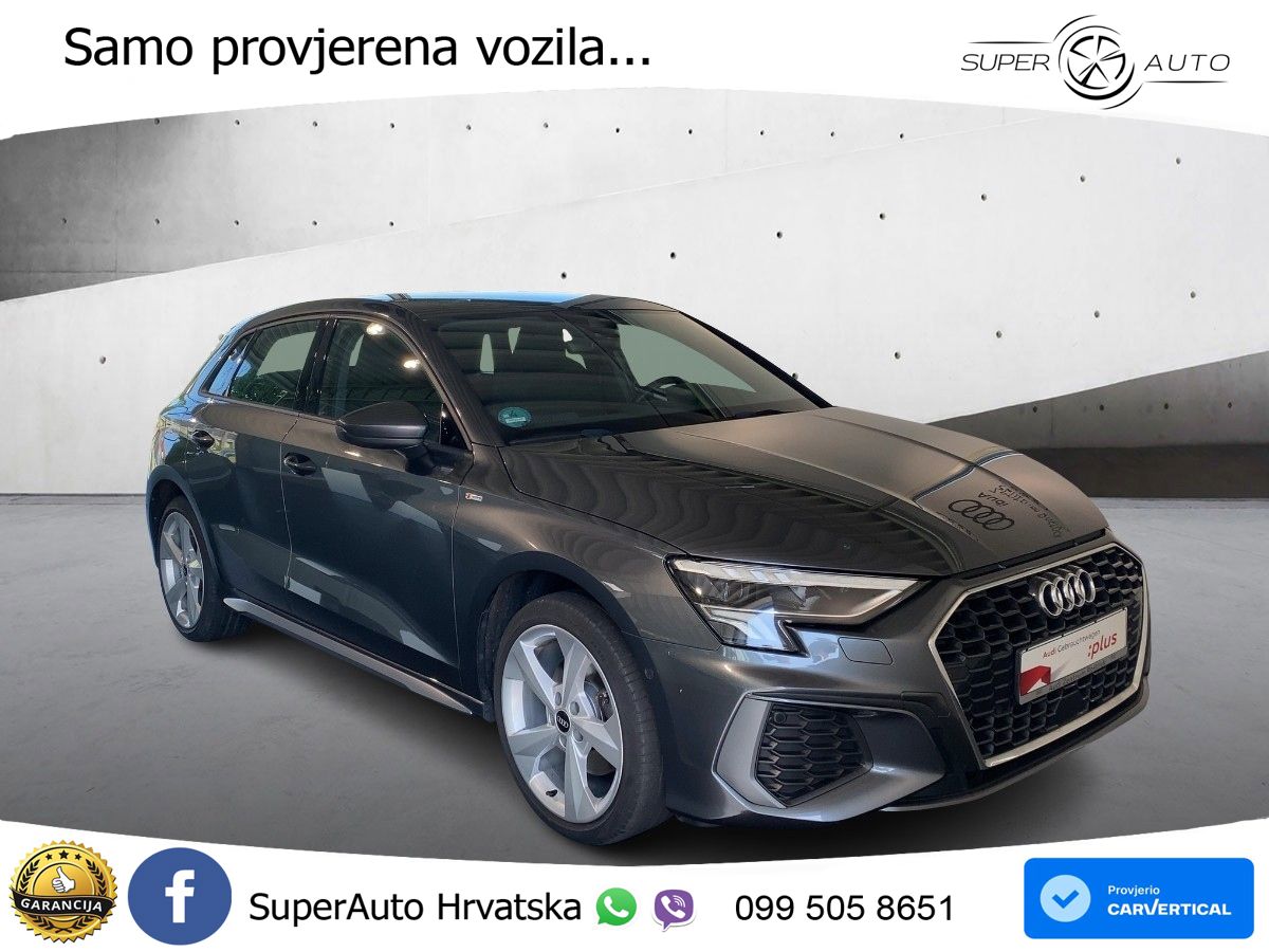 Audi A3 40 TFSIe (204 KS) S tronic S line LED+GR SJED+ACC