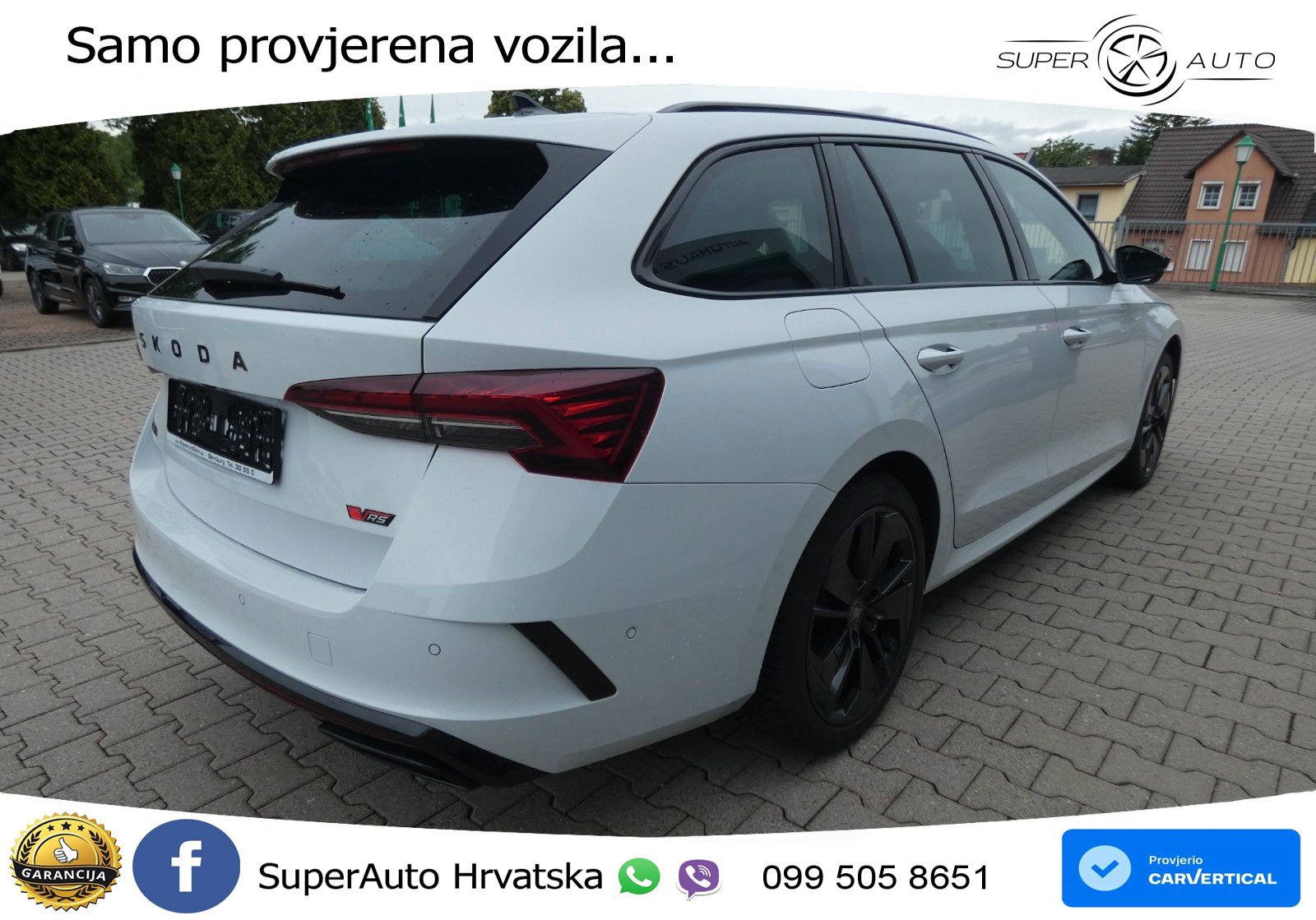 Škoda Octavia Combi RS 2.0 TSI (265 KS) DSG LED+GR SJED+ACC