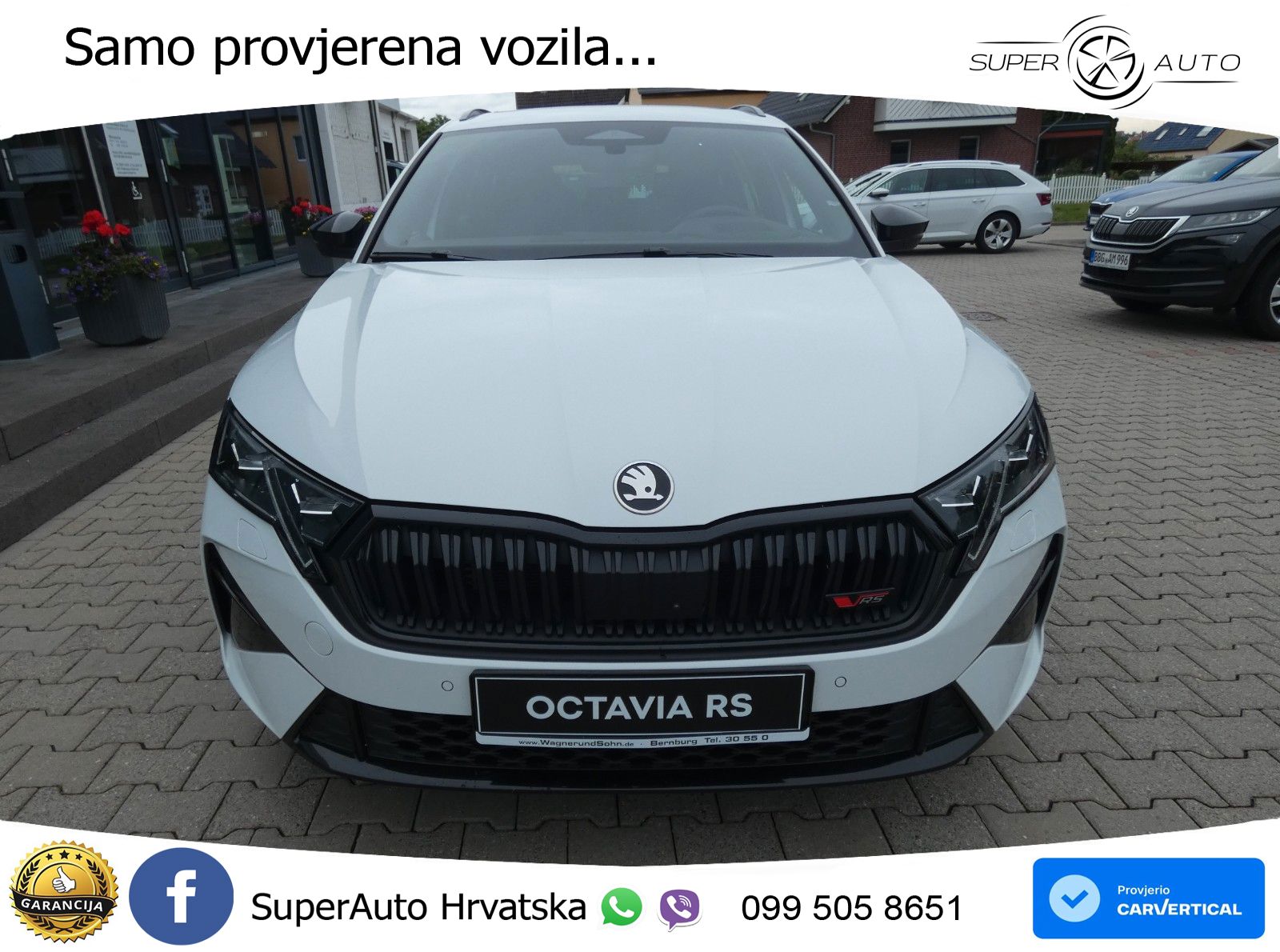 Škoda Octavia Combi RS 2.0 TSI (265 KS) DSG LED+GR SJED+ACC