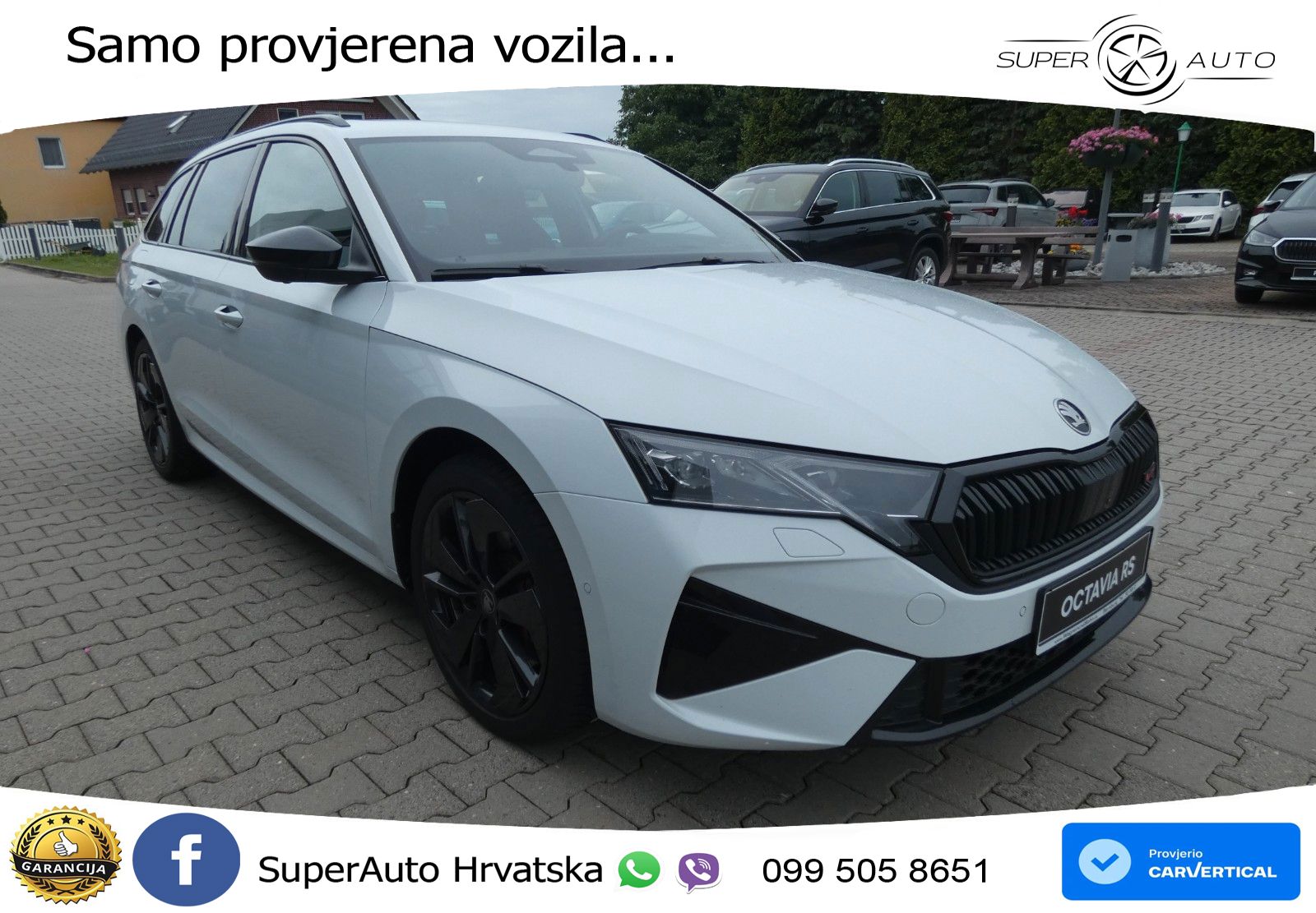 Škoda Octavia Combi RS 2.0 TSI (265 KS) DSG LED+GR SJED+ACC