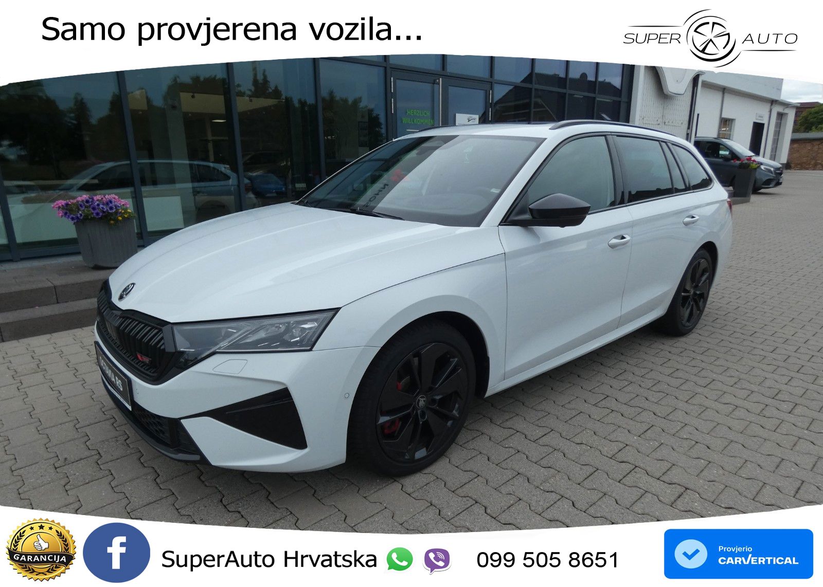Škoda Octavia Combi RS 2.0 TSI (265 KS) DSG LED+GR SJED+ACC