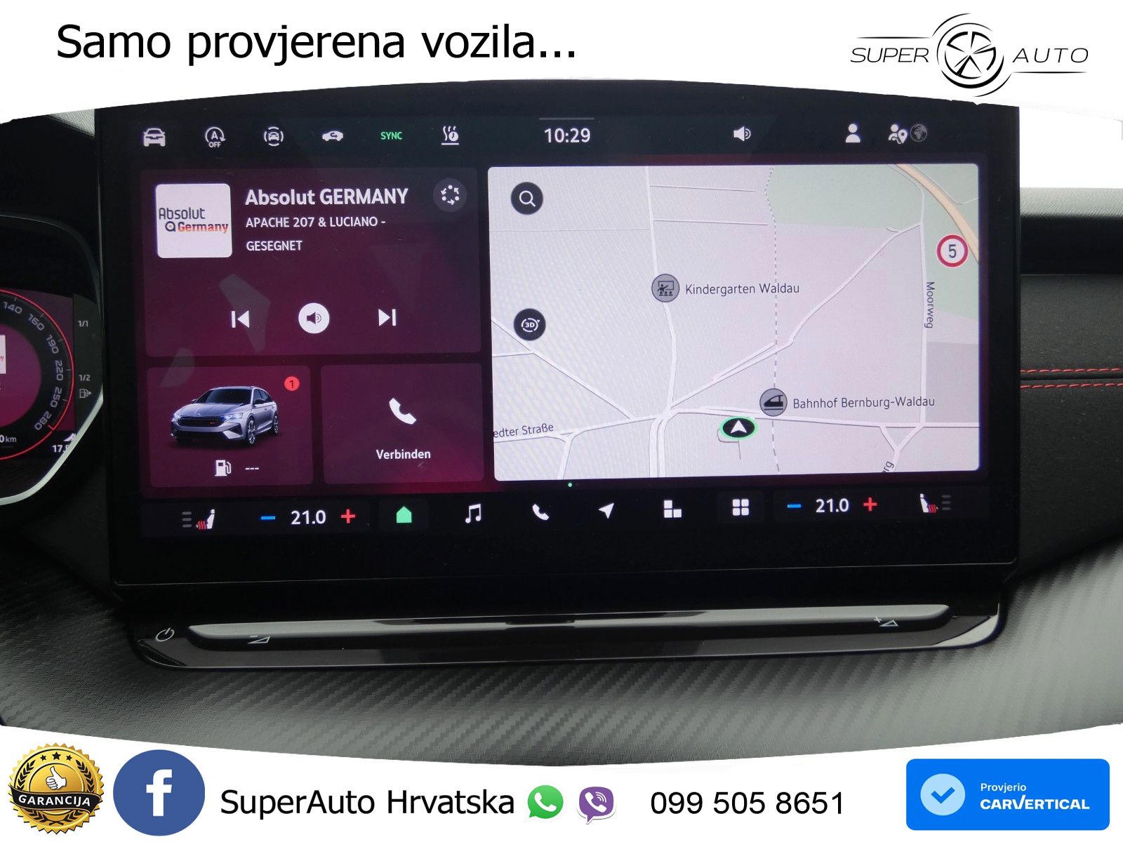 Škoda Octavia Combi RS 2.0 TSI (265 KS) DSG LED+GR SJED+ACC