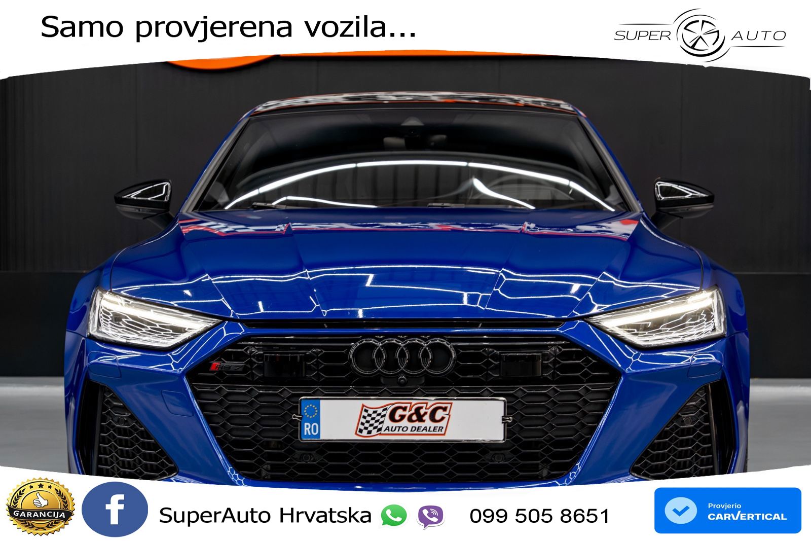 Audi RS7 4.0 TFSI V8 (600 KS) quattro tiptronic LED+GR SJED+ACC