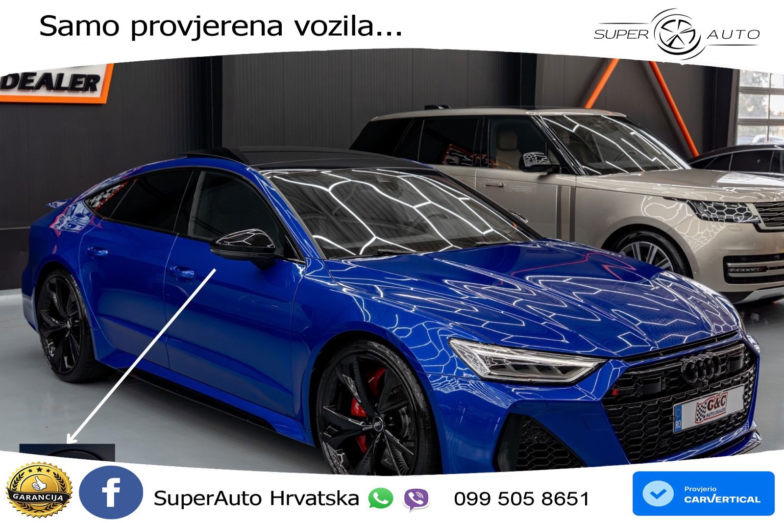 Audi RS7 4.0 TFSI V8 (600 KS) quattro tiptronic LED+GR SJED+ACC