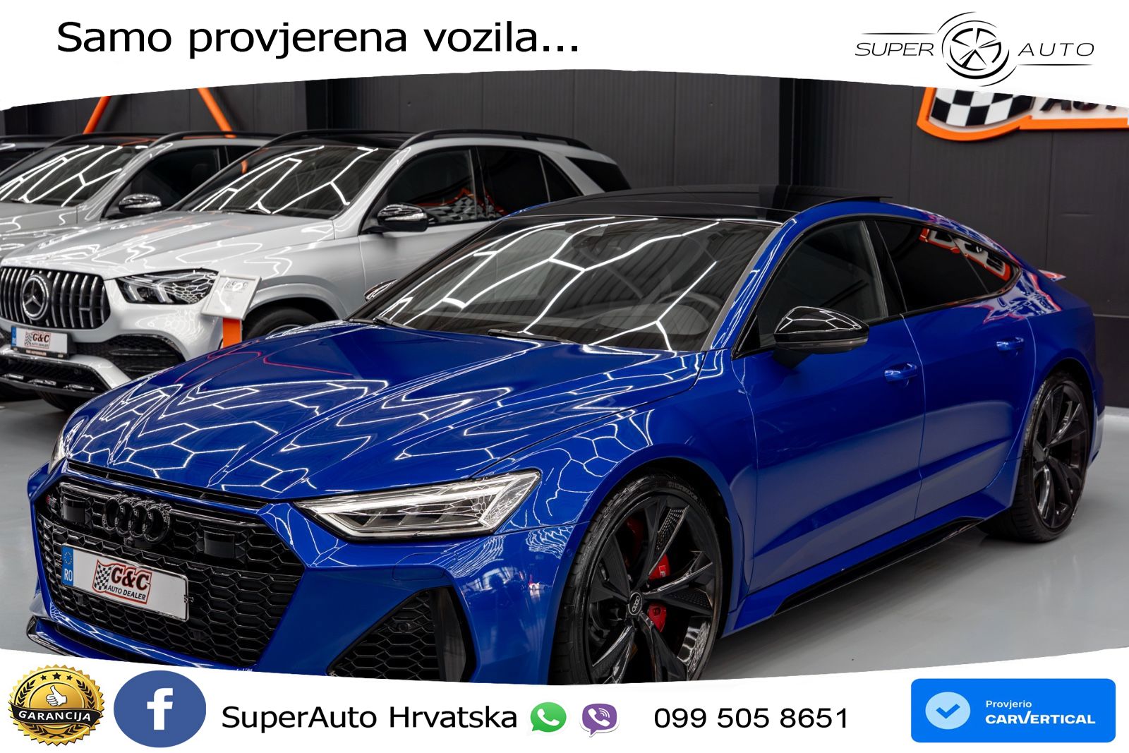 Audi RS7 4.0 TFSI V8 (600 KS) quattro tiptronic LED+GR SJED+ACC