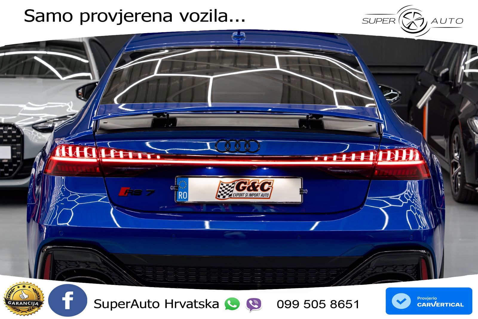 Audi RS7 4.0 TFSI V8 (600 KS) quattro tiptronic LED+GR SJED+ACC