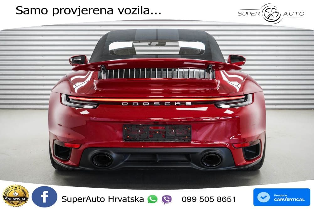 Porsche 911 Turbo S Cabriolet 3.8 (650 KS) PDK MATRIX+GR SJED+KAM