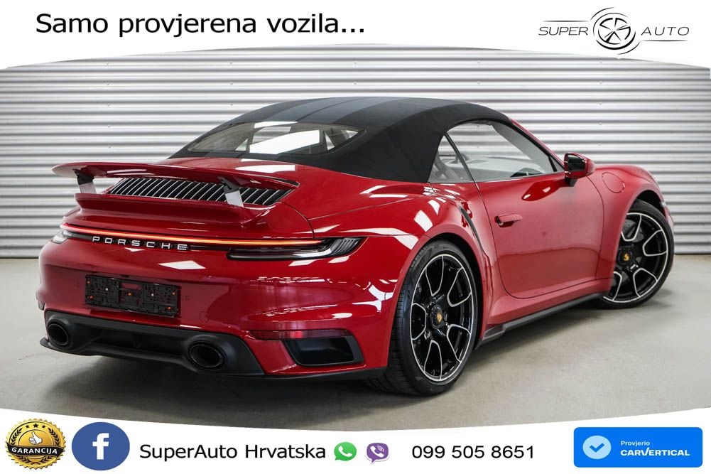 Porsche 911 Turbo S Cabriolet 3.8 (650 KS) PDK MATRIX+GR SJED+KAM