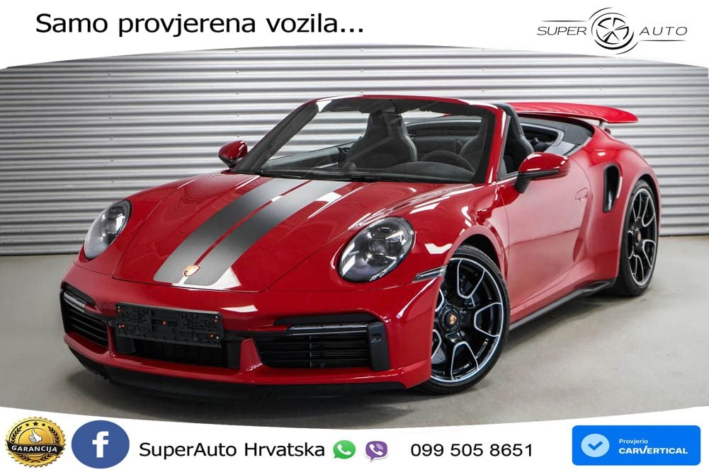 Porsche 911 Turbo S Cabriolet 3.8 (650 KS) PDK MATRIX+GR SJED+KAM