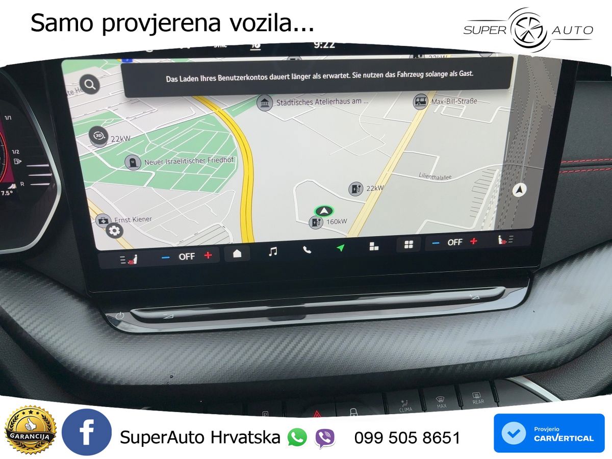 Škoda Octavia Combi RS 2.0 TSI (265 KS) DSG LED+GR SJED+ACC