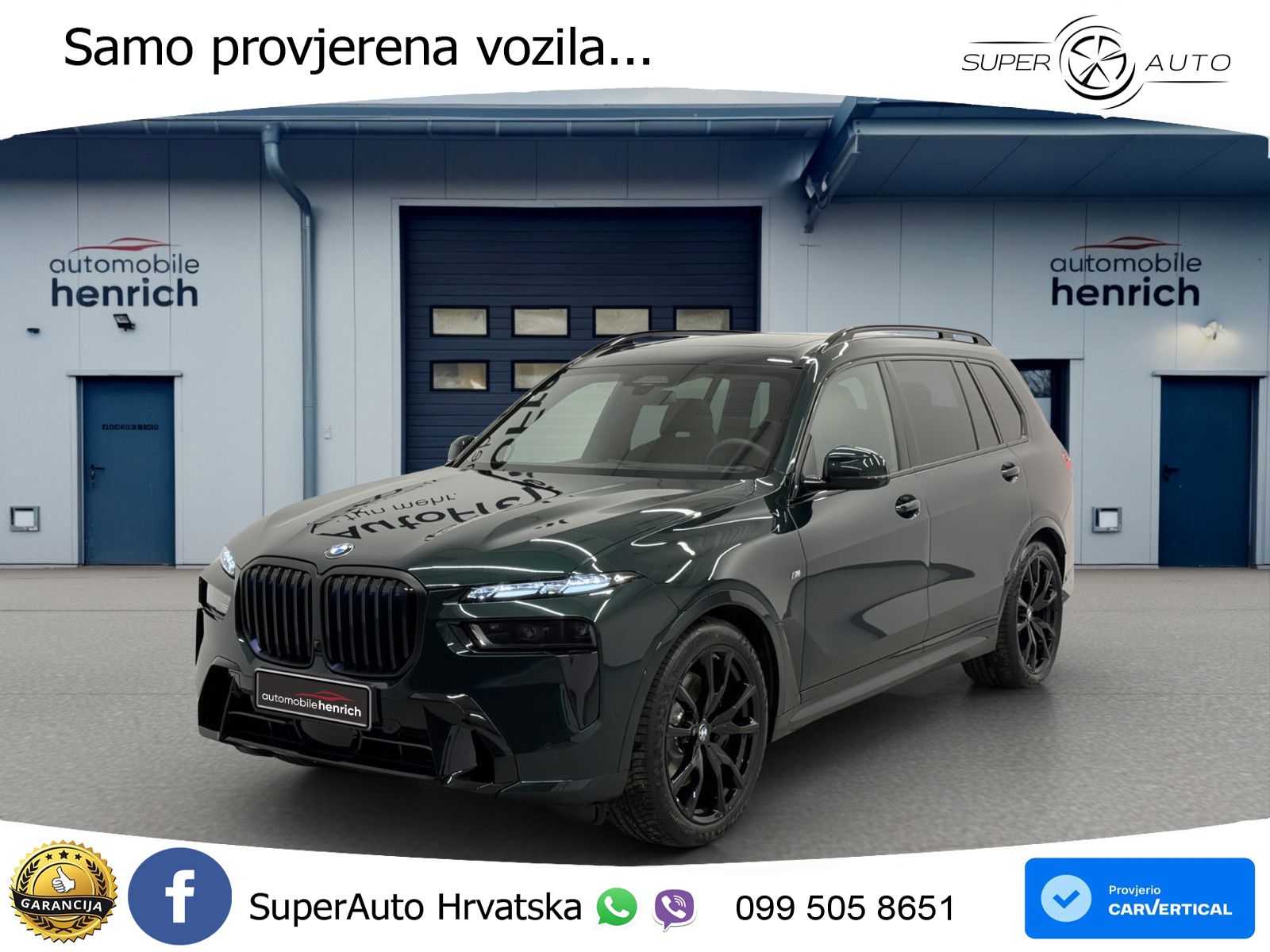 BMW X7 40d (352 KS) xDrive Steptronic M Sport LED+GR SJED+ACC