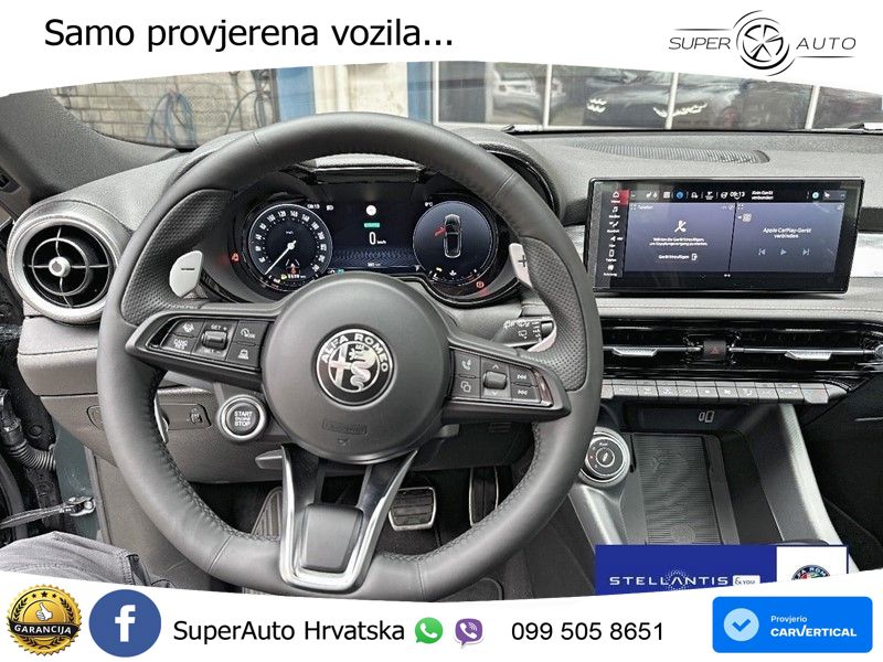 Alfa Romeo Tonale 1.5 VGT (160 KS) 48V-Hybrid TCT ACC+GR SJED+360+PANO