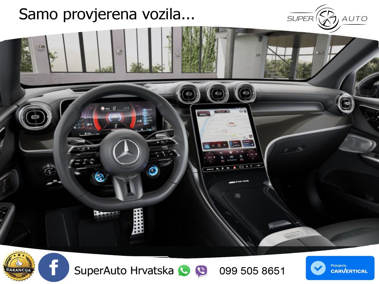 Mercedes AMG GLC 63 S E PERFORMANCE (680 KS) 4MATIC+ AMG SPEEDSHIFT MCT 9G ACC+HEAD+GR SJED+360+PANO