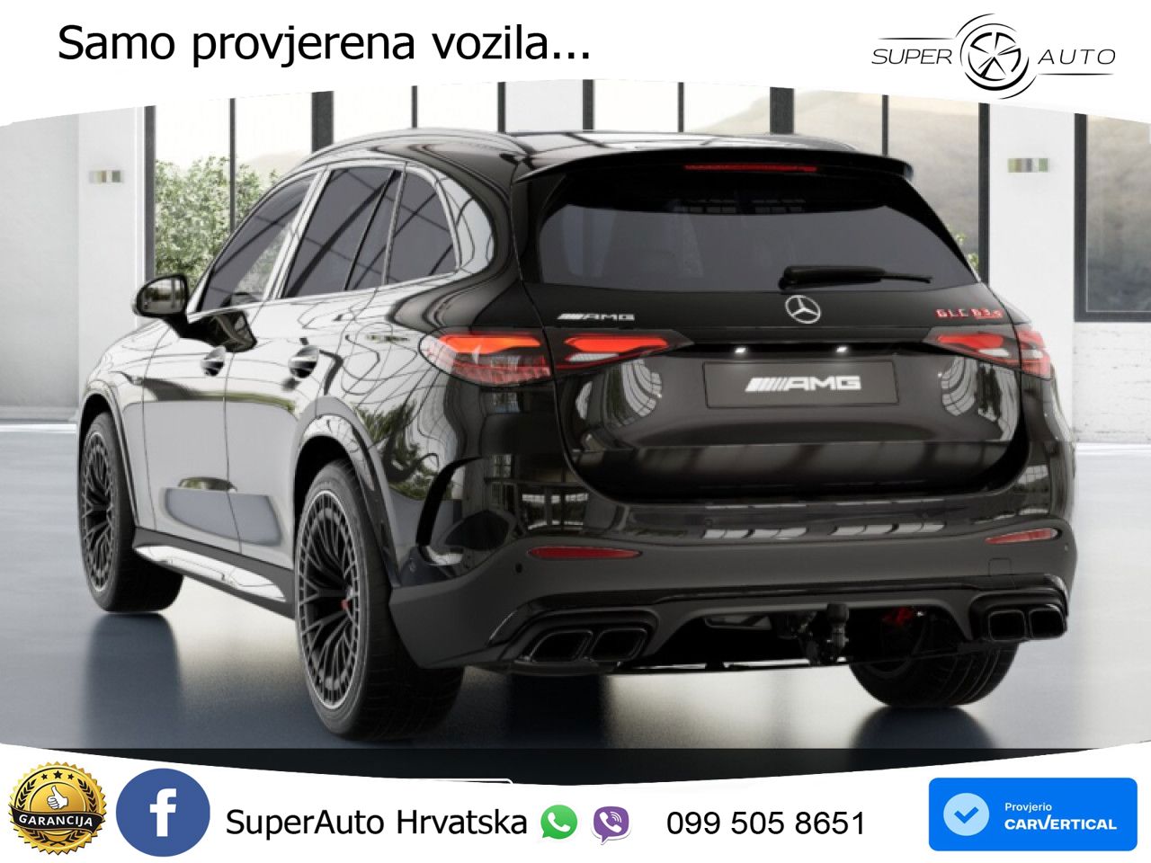 Mercedes AMG GLC 63 S E PERFORMANCE (680 KS) 4MATIC+ AMG SPEEDSHIFT MCT 9G ACC+HEAD+GR SJED+360+PANO