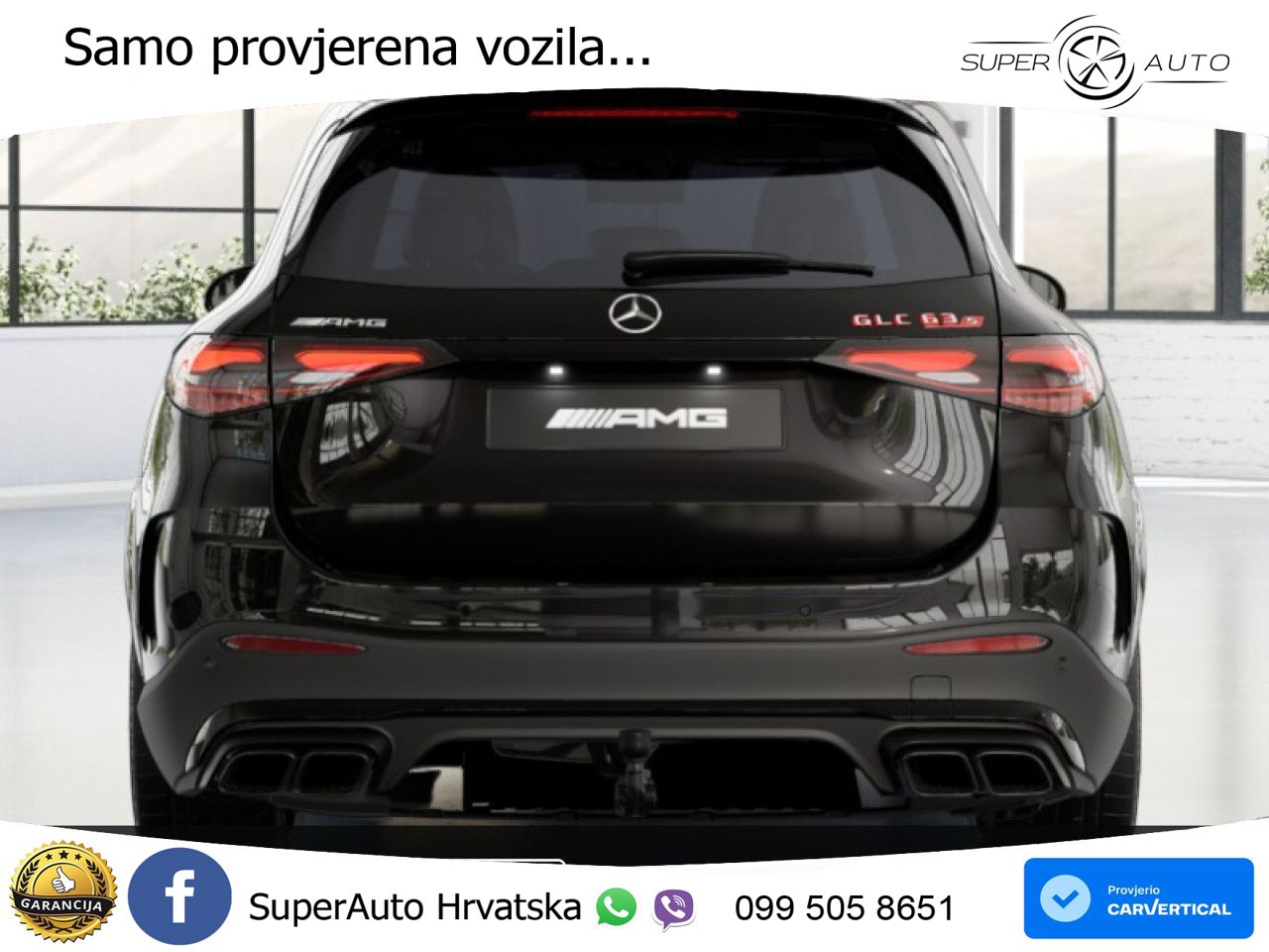 Mercedes AMG GLC 63 S E PERFORMANCE (680 KS) 4MATIC+ AMG SPEEDSHIFT MCT 9G ACC+HEAD+GR SJED+360+PANO