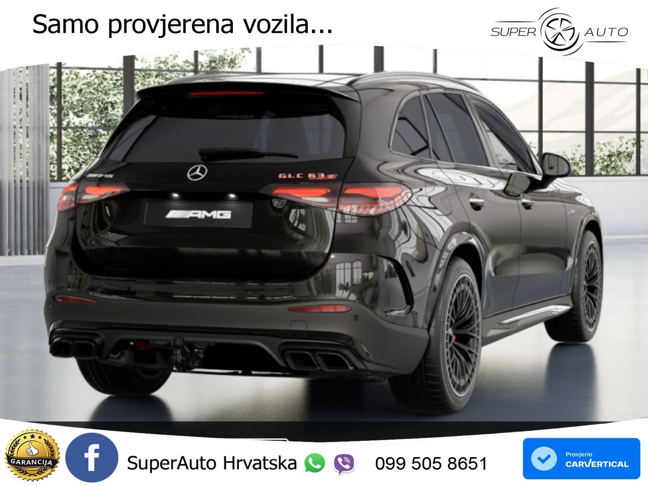 Mercedes AMG GLC 63 S E PERFORMANCE (680 KS) 4MATIC+ AMG SPEEDSHIFT MCT 9G ACC+HEAD+GR SJED+360+PANO