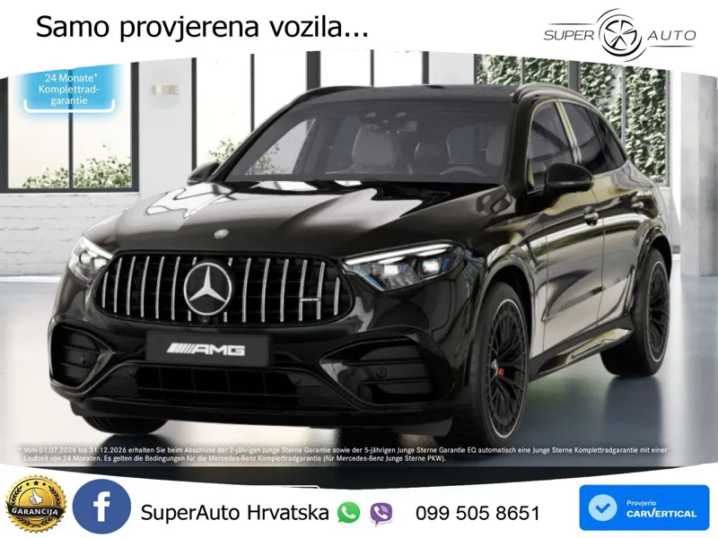 Mercedes AMG GLC 63 S E PERFORMANCE (680 KS) 4MATIC+ AMG SPEEDSHIFT MCT 9G ACC+HEAD+GR SJED+360+PANO