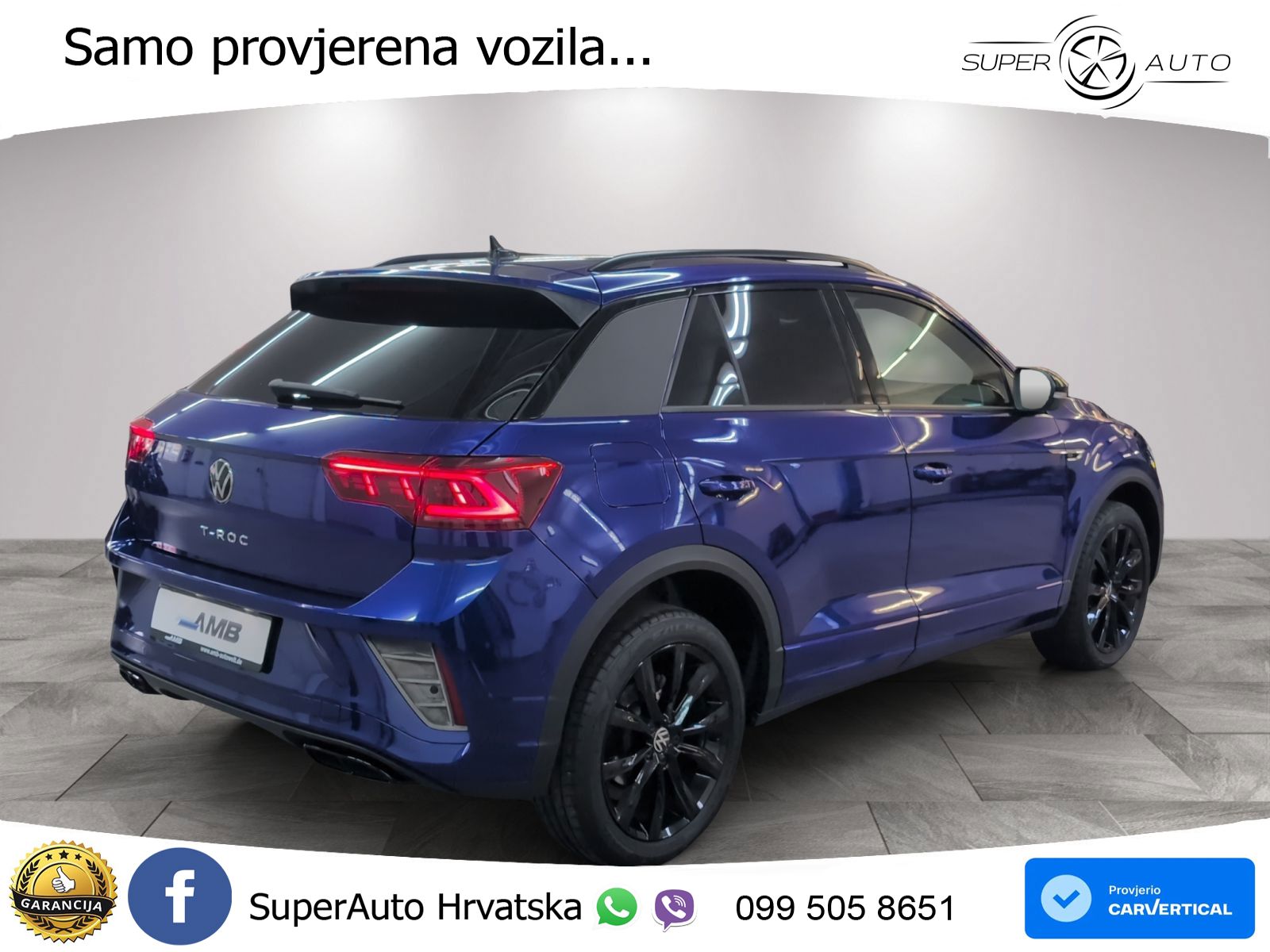 Volkswagen T-Roc 1.5 TSI (150 KS) DSG R-Line LED+GR SJED+ACC